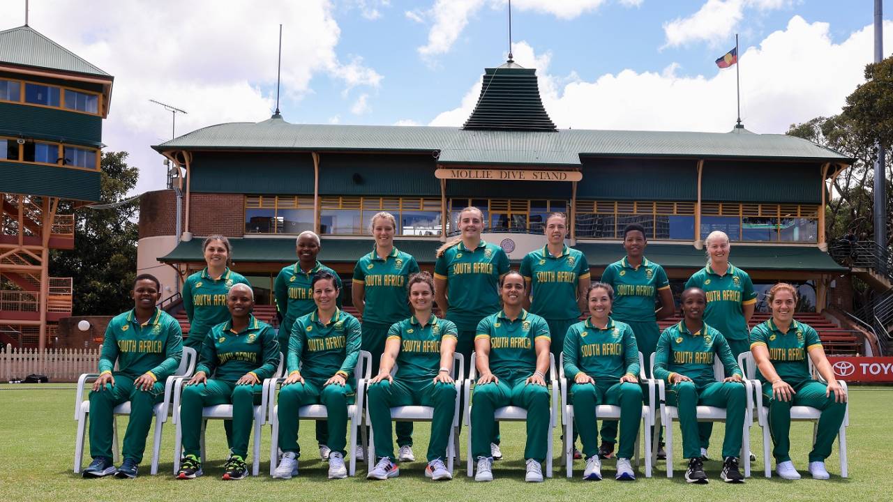 South Africa pose ahead of the final ODi
