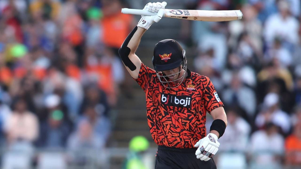 Tristan Stubbs celebrates his half-century, Sunrisers East Cape vs Durban's Super Giants, SA20, final, February 10, 2024