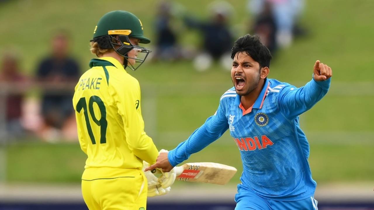 Saumy Pandey finished the Under-19 World Cup with 18 wickets&nbsp;&nbsp;&bull;&nbsp;&nbsp;ICC/Getty Images