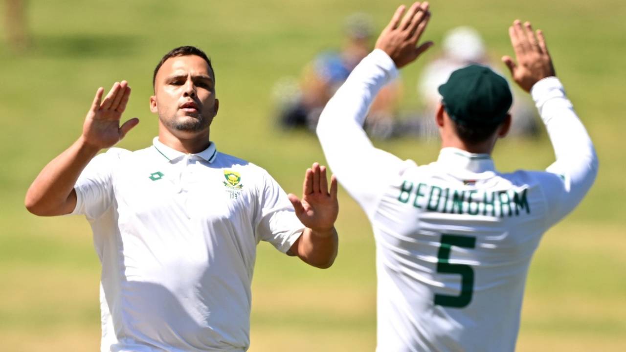 Dane Paterson removed Devon Conway for a duck, New Zealand vs South Africa, 2nd Test, Hamilton, 2nd day, February 14, 2024