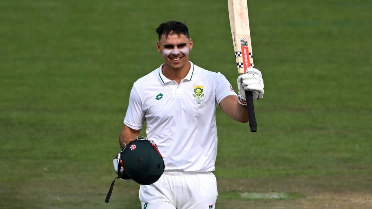 David Bedingham brought up his maiden Test century, New Zealand vs South Africa, 2nd Test, Hamilton, 3rd day, February 15, 2024