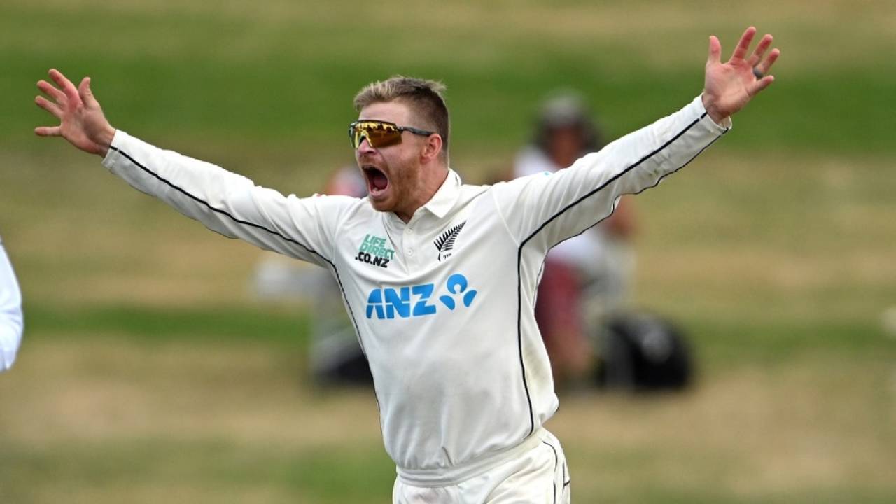 Glenn Phillips castled Ruan de Swardt, New Zealand vs South Africa, 2nd Test, Hamilton, 3rd day, February 15, 2024