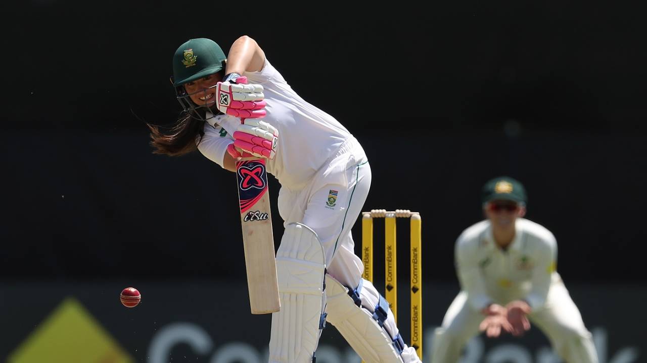 Sune Luus top-scored in South Africa's first innings, Australia vs South Africa, Only women's Test, WACA Ground, Perth, February 15, 2024