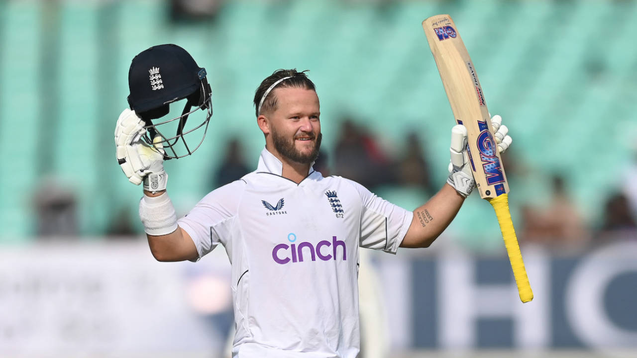 Ben Duckett brought up his hundred off 88 balls, India vs England, 3rd Test, Rajkot, 2nd day, February 16, 2024