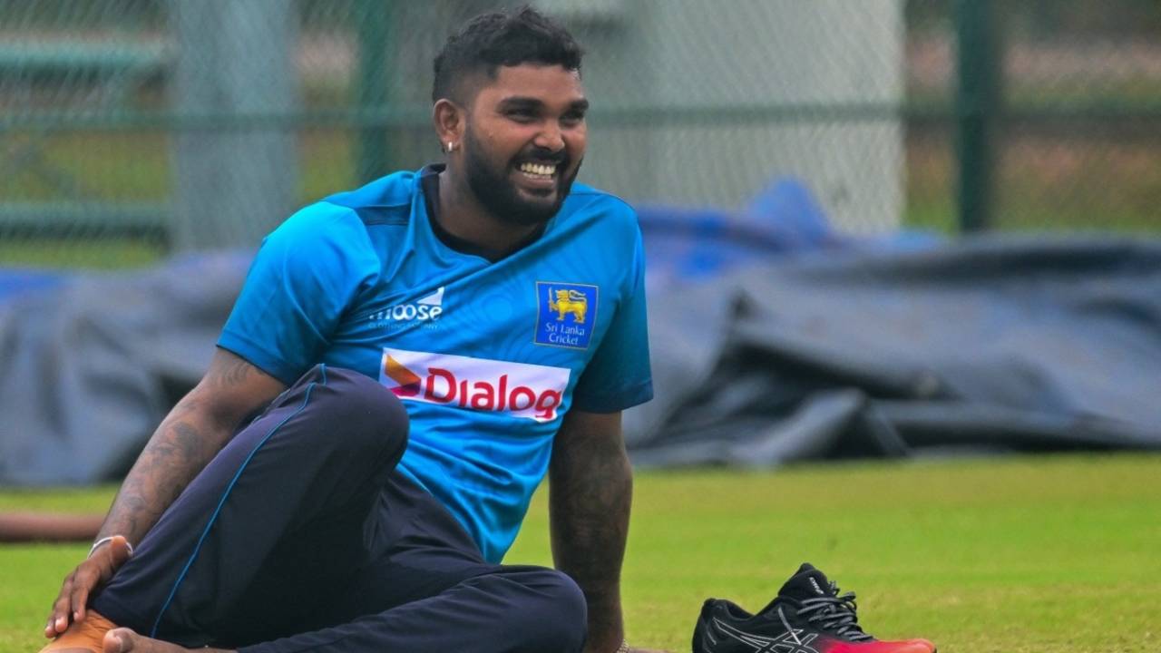 Wanindu Hasaranga played in Sri Lanka's limited-overs series against Bangladesh through substantial pain&nbsp;&nbsp;&bull;&nbsp;&nbsp;AFP/Getty Images