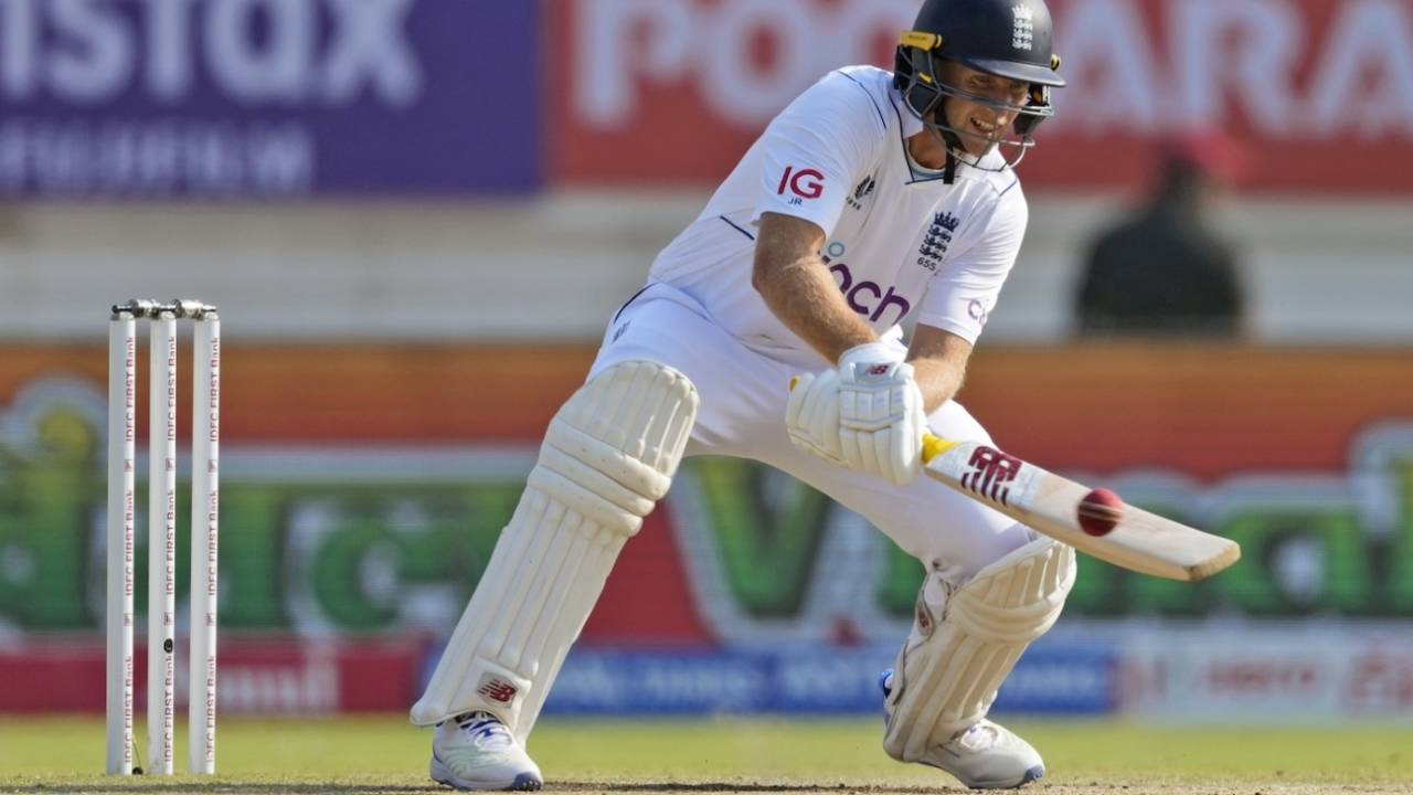 Joe Root was caught at second slip, reverse-scooping Jasprit Bumrah&nbsp;&nbsp;&bull;&nbsp;&nbsp;Associated Press