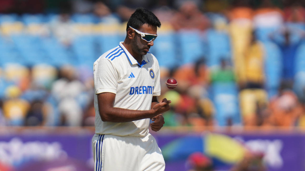 R Ashwin took the field at the start of the third session on day four&nbsp;&nbsp;&bull;&nbsp;&nbsp;BCCI