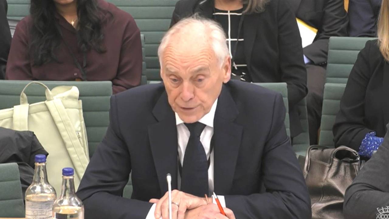 Colin Graves speaking to the Digital, Culture, Media and Sport Select Committee