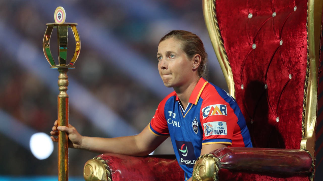 Delhi Capitals captain Meg Lanning at the WPL opening ceremony, Delhi Capitals vs Mumbai Indians, WPL 2024, Bengaluru, February 23, 2024