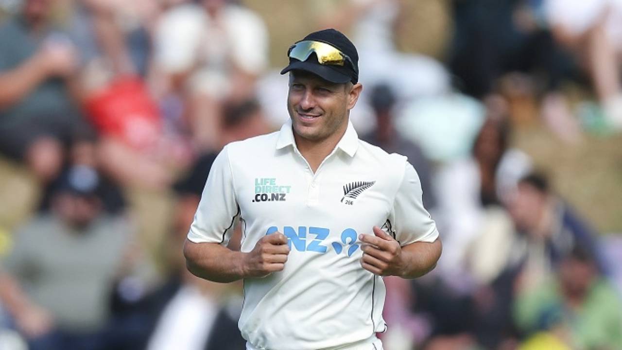 Neil Wagner came on as a substitute fielder to loud applause, New Zealand vs Australia, 1st Test, Wellington, February 29, 2024