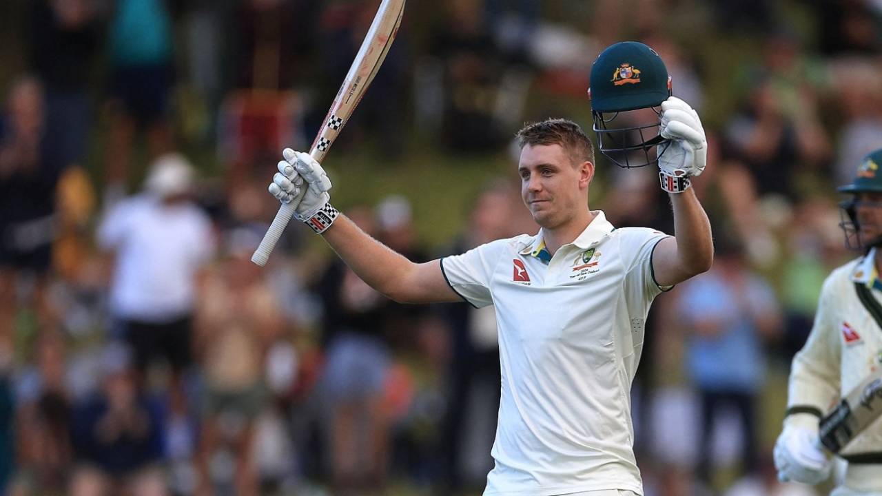 Cameron Green celebrates his century, New Zealand vs Australia, 1st Test, Wellington, February 29, 2024