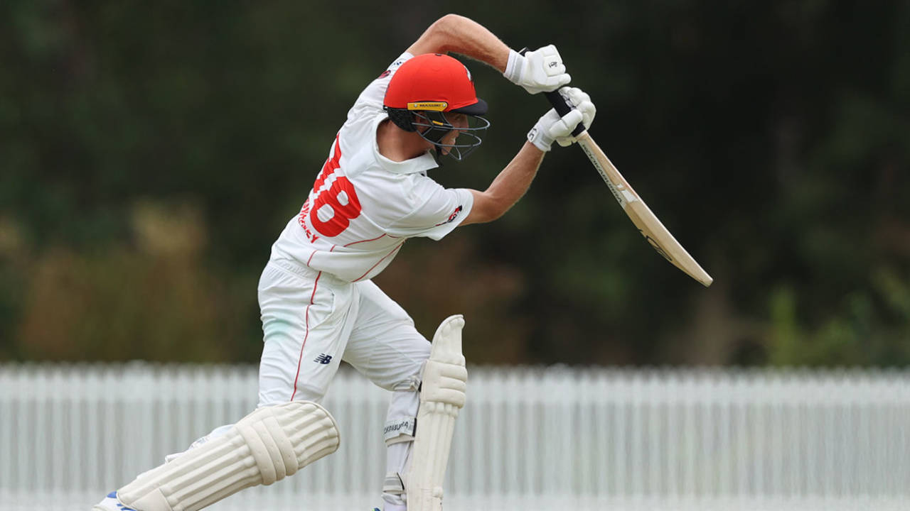 Nathan McSweeney dug in for South Australia, New South Wales vs South Australia, Sheffield Shield, Cricket Central, March 1, 2024