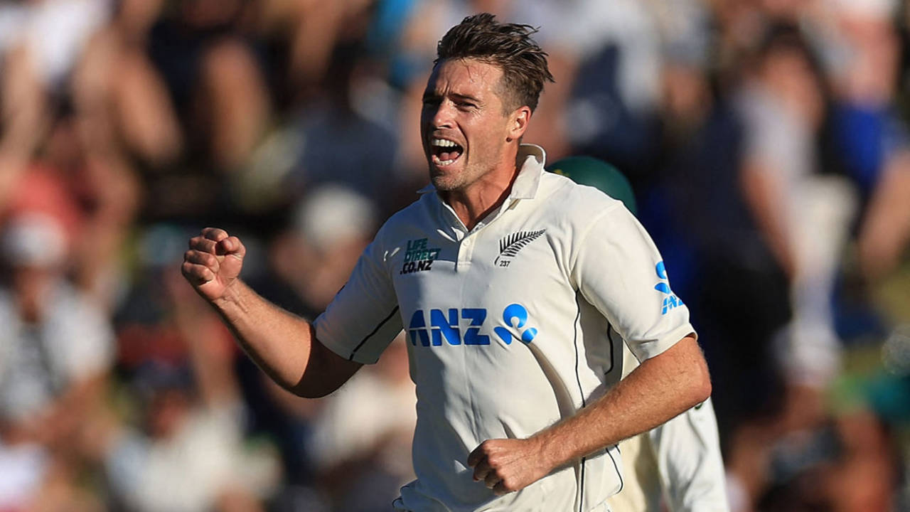 Tim Southee will become just the fourth player to make 100 appearances in each format&nbsp;&nbsp;&bull;&nbsp;&nbsp;AFP/Getty Images