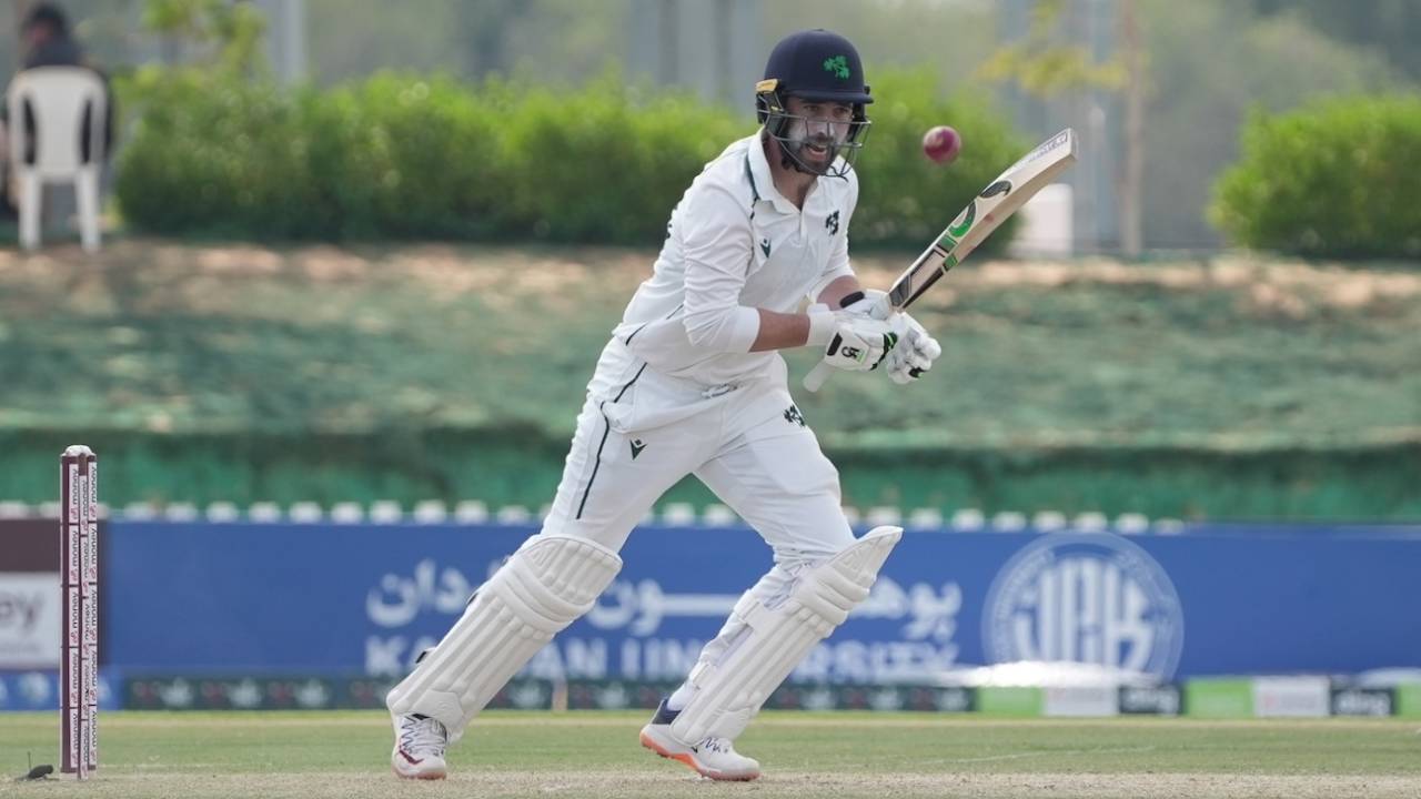 Andy Balbirnie led the chase with a half-century, Afghanistan vs Ireland, Only Test, Abu Dhabi, 3rd day, March 1, 2024