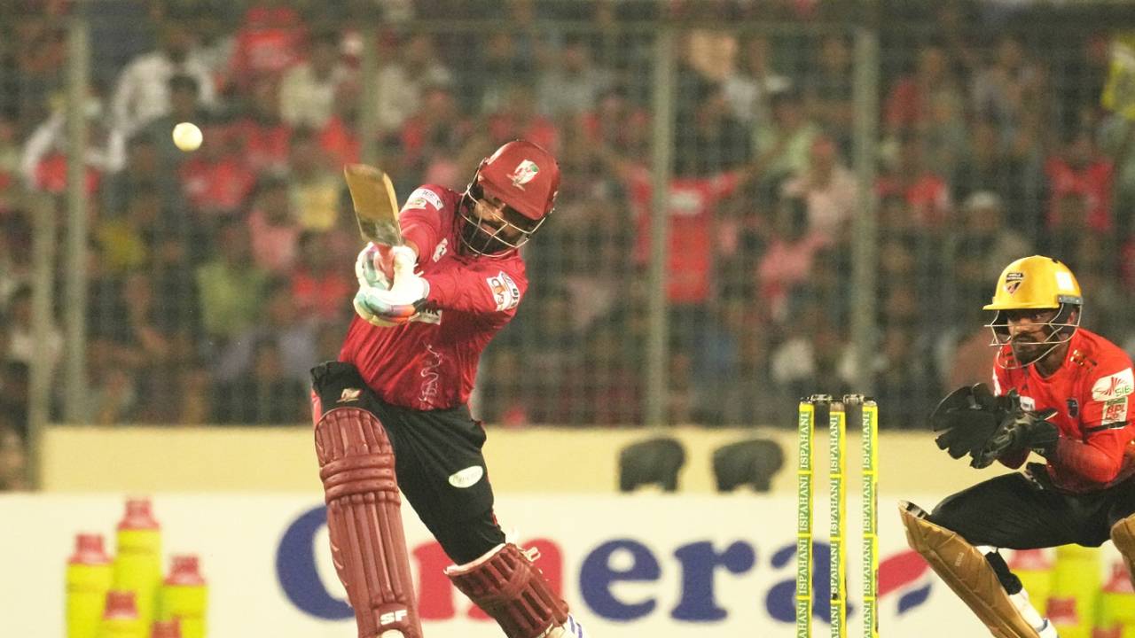 Tamim Iqbal struck 39 off 26 balls to lead Fortune Barishal's chase, Comilla Victorians vs Fortune Barishal, BPL 2024 final, Mirpur, March 1, 2024