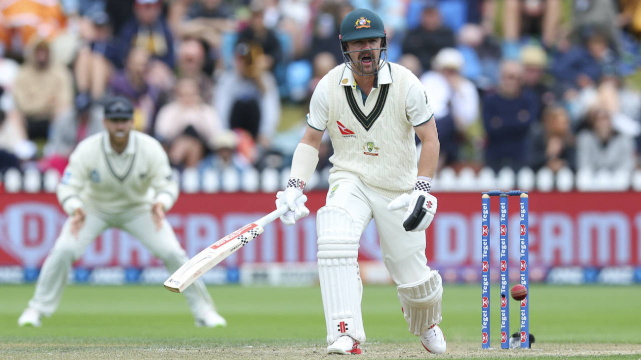 Travis Head made 29 off 36 balls, New Zealand vs Australia, 1st Test, Wellington, 3rd day, March 2, 2024
