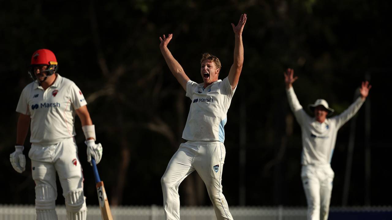 Jack Edwards almost conjured victory for New South Wales, New South Wales vs South Australia, Sheffield Shield, Cricket Central, March 4, 2024