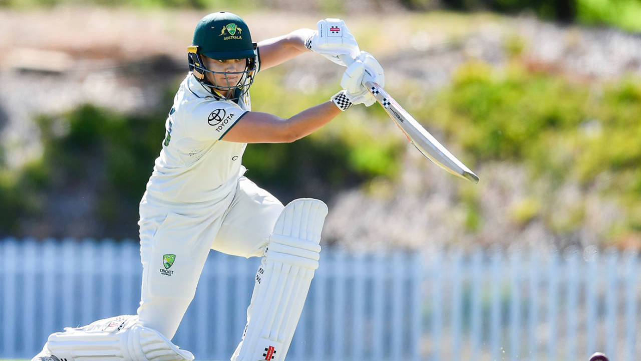 Georgia Voll scored a double century and a fifty in the three-day game&nbsp;&nbsp;&bull;&nbsp;&nbsp;Getty Images