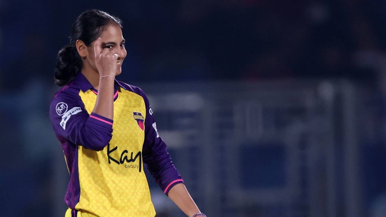 Saima Thakor picked up two wickets against Delhi Capitals, Delhi Capitals vs UP Warriorz, Delhi, March 8, 2024