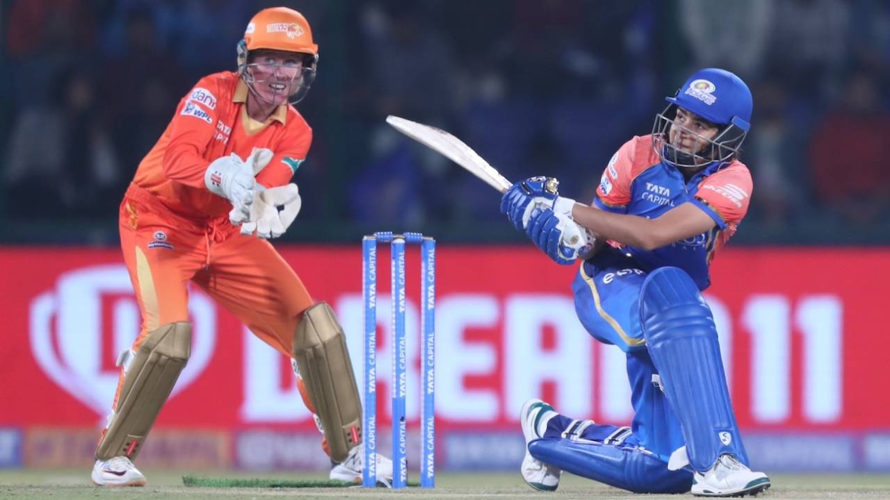 Yastika Bhatia gave the chase a quick start, Mumbai Indians vs Gujarat Giants, WPL 2024, Delhi, March 9, 2024