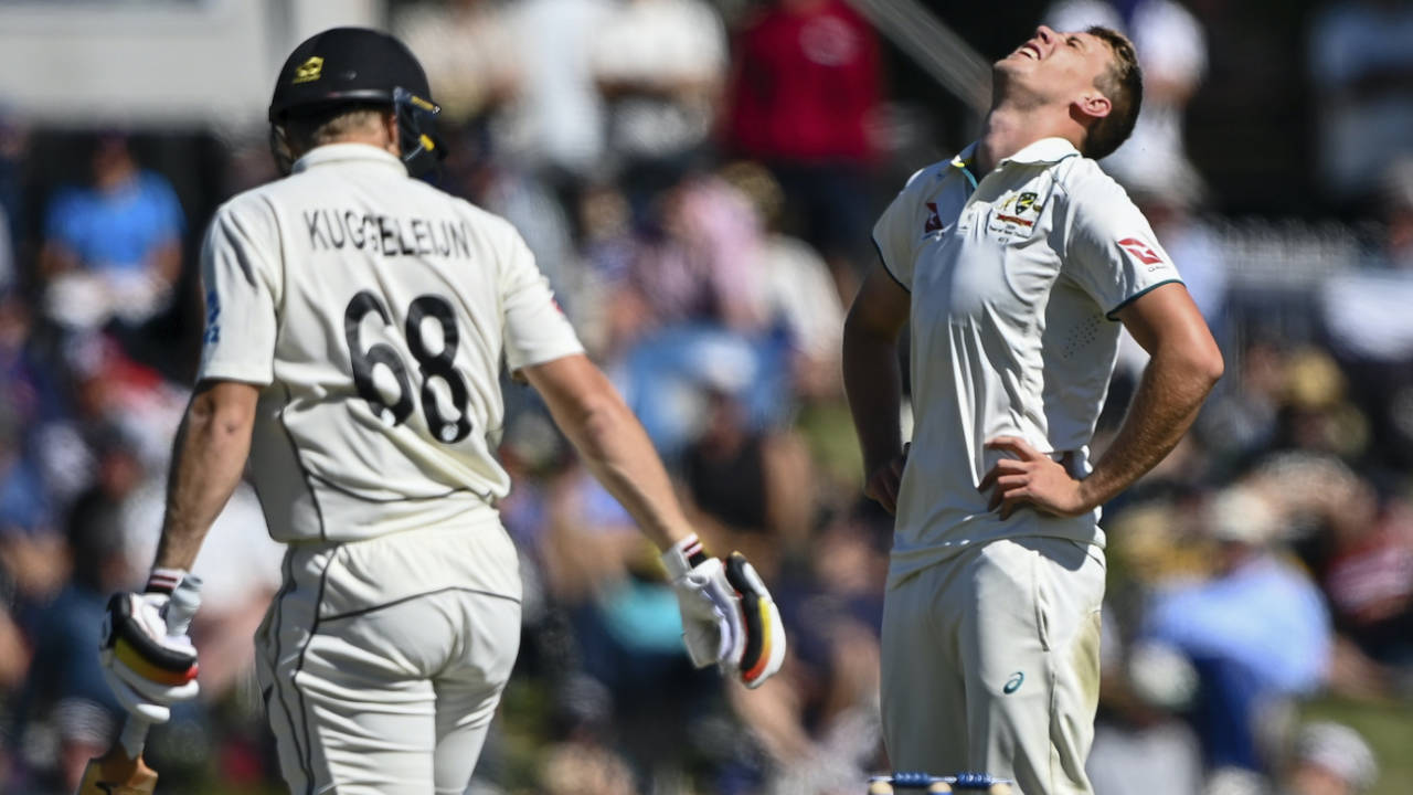 Scott Kuggeleijn was dropped off Cameron Green's bowling, New Zealand vs Australia, 2nd Test, Christchurch, 3rd Day, March 10, 2024
