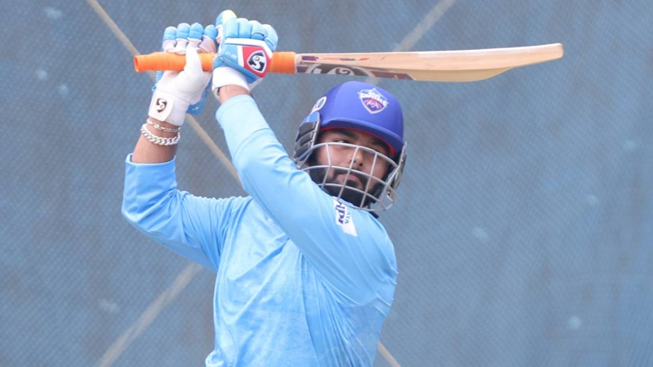 A sight for the sore eyes: Rishabh Pant goes big in a practice session, Delhi, March 13, 2024