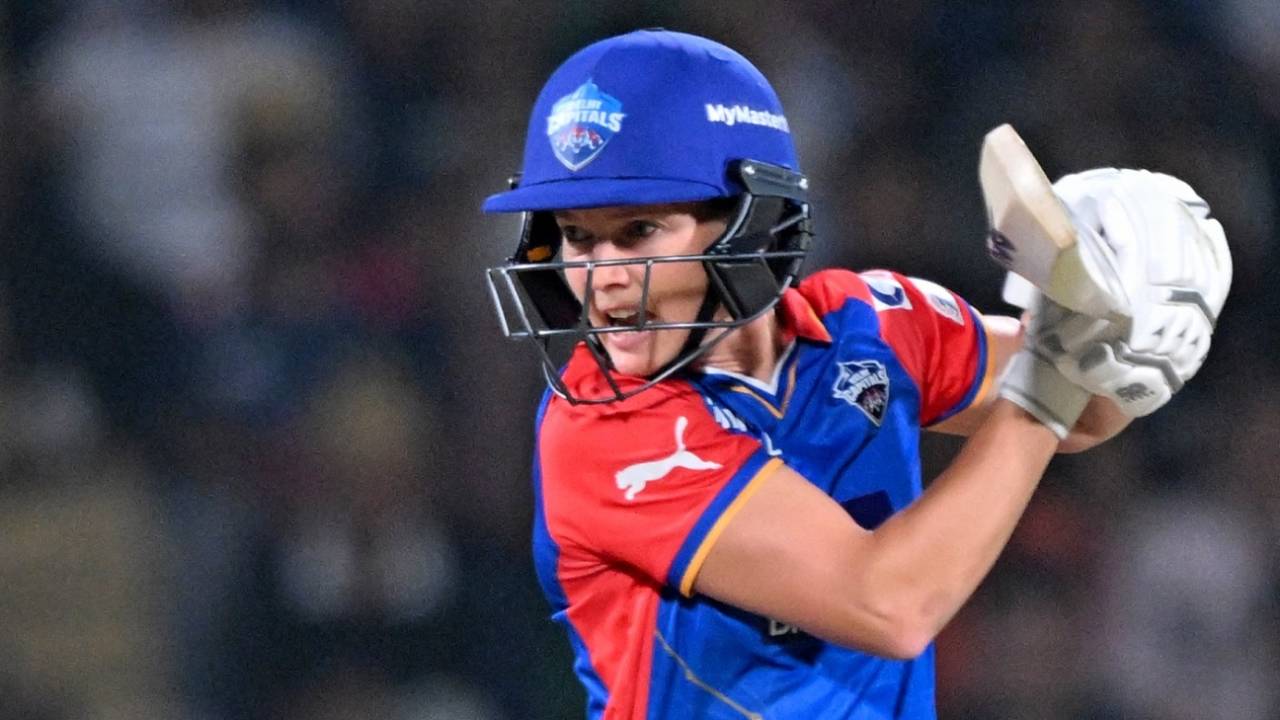 Meg Lanning cuts one away, Delhi Capitals vs Royal Challengers Bangalore, final, WPL, Delhi, March 17, 2024