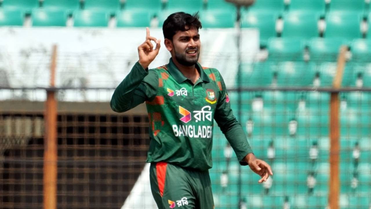 Mehidy Hasan Miraz also chipped in with two key wickets, Bangladesh vs Sri Lanka, 3rd ODI, Chattogram, March 18, 2024
