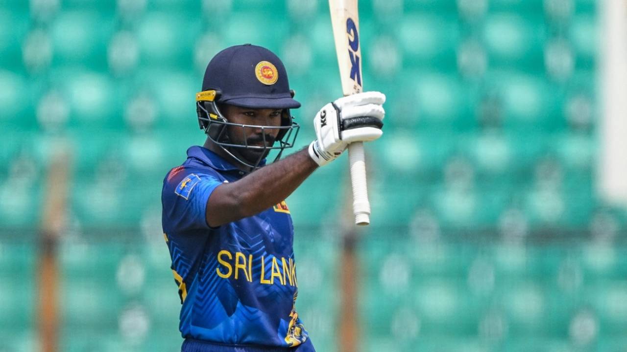 Janith Liyanage struck his maiden ODI century&nbsp;&nbsp;&bull;&nbsp;&nbsp;BCB