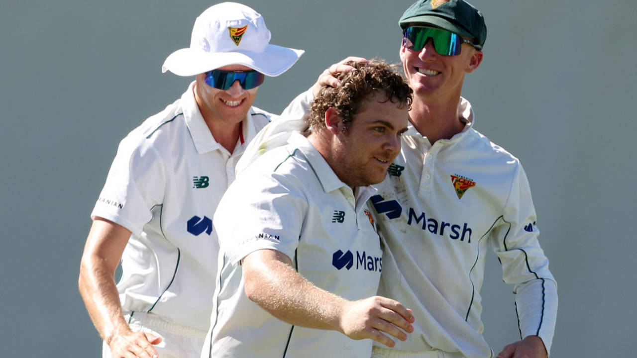 Jarrod Freeman produced a beautiful delivery on the stroke of tea, Western Australia vs Tasmania, Sheffield Shield, Final, WACA, March 21, 2024