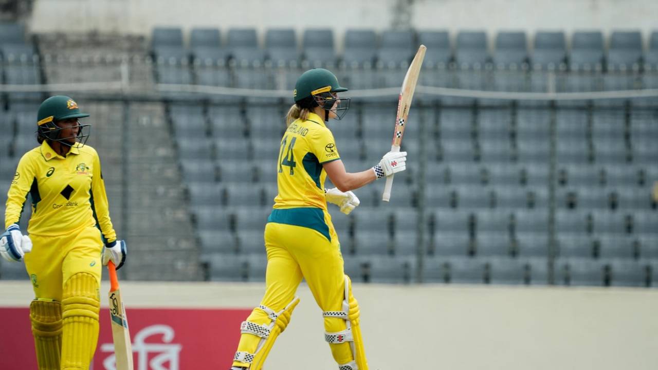 Annabel Sutherland's fifty kept Australia ticking, Bangladesh vs Australia, 1st Women's ODI, Mirpur, March 21, 2024