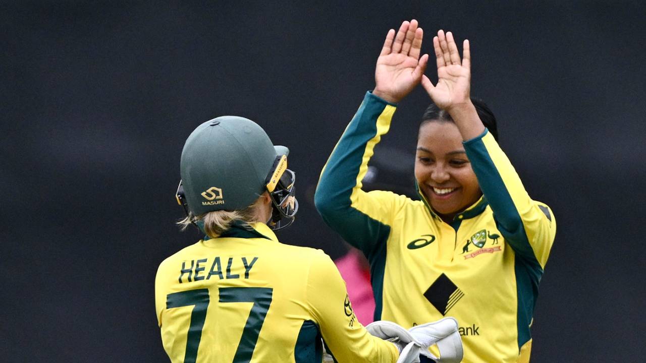 Alana King followed her runs with an excellent spell, Bangladesh vs Australia, 1st ODI, Mirpur, March 21, 2024