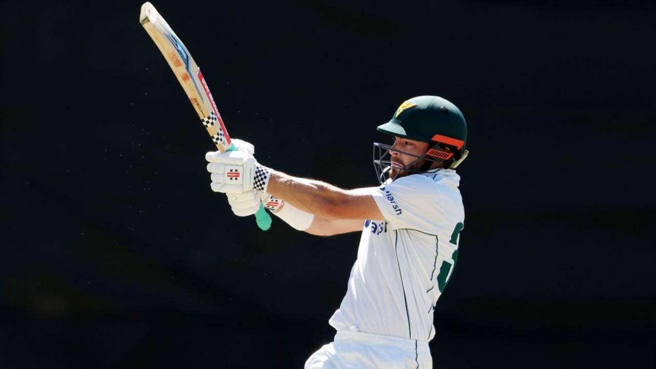 Caleb Jewell pulls through square leg, Western Australia vs Tasmania, Sheffield Shield, Final, WACA, March 22, 2024
