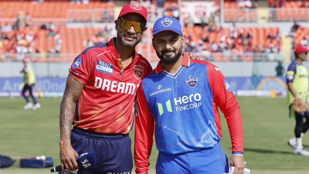 Shikhar Dhawan won the toss and asked Rishabh Pant to bat first, Punjab Kings vs Delhi Capitals, IPL 2024, Mullanpur, March 23, 2024