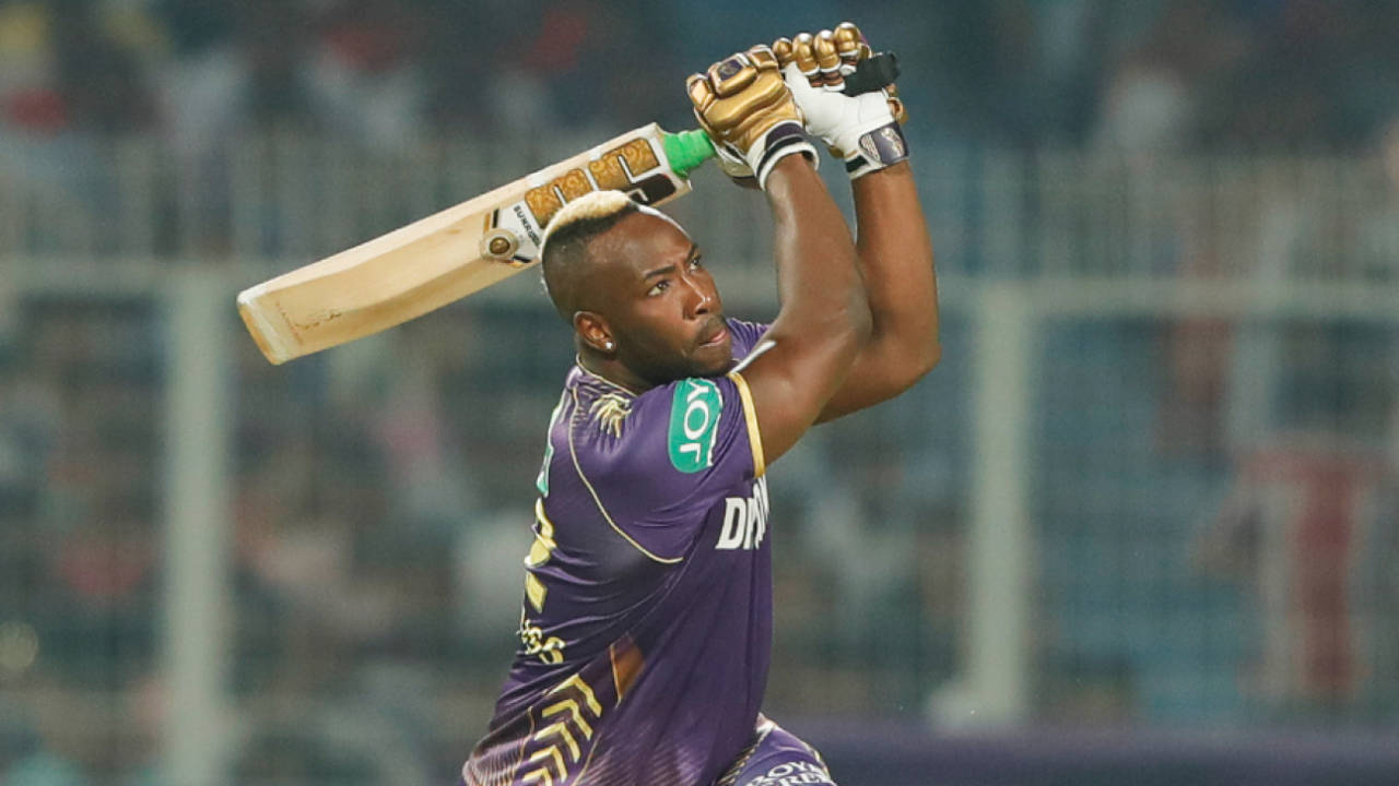 Andre Russell turned the tide on Sunrisers Hyderabad with a flurry of big hits, Kolkata Knight Riders vs Sunrisers Hyderabad, IPL 2024, Kolkata, March 23, 2024