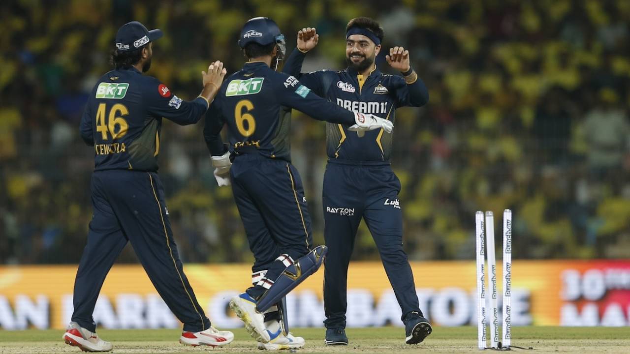 Rashid Khan sent back the dangerous Rachin Ravindra, Chennai Super Kings vs Gujarat Titans, IPL 2024, Chennai, March 26, 2024