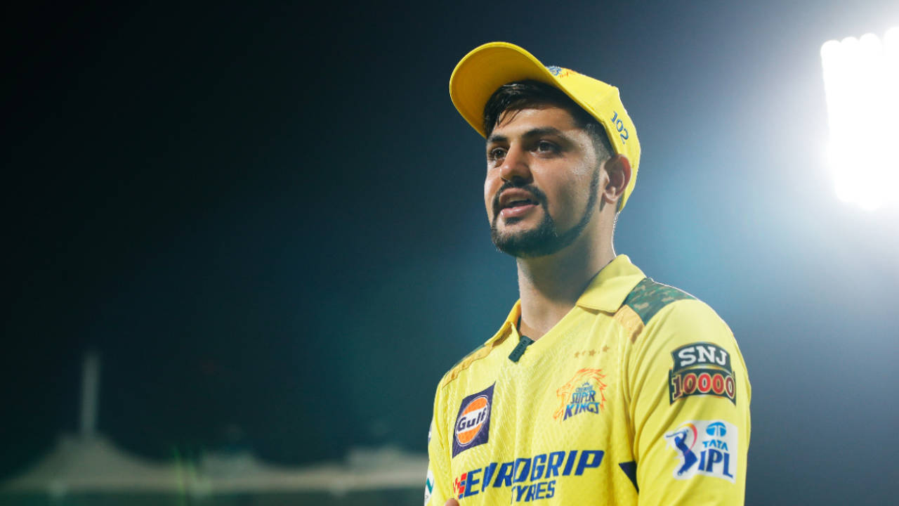 Sameer Rizvi, on the evening he debuted for Chennai Super Kings, Chennai Super Kings vs Gujarat Titans, IPL 2024, Chennai, March 26, 2024