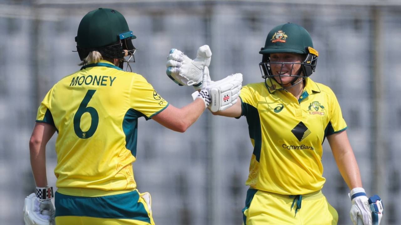 Beth Mooney and Alyssa Healy hit unbeaten half-centuries to take Australia to a ten-wicket win, Bangladesh vs Australia, 1st T20I, Dhaka, March 31, 2024