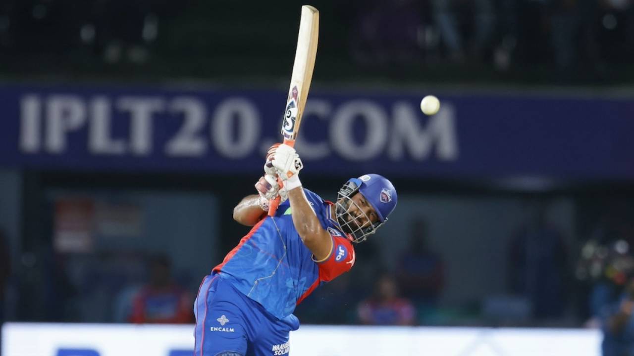 Rishabh Pant hit four fours and three sixes in his innings, Delhi Capitals vs Chennai Super Kings, IPL 2024, Visakhapatnam, March 31, 2024