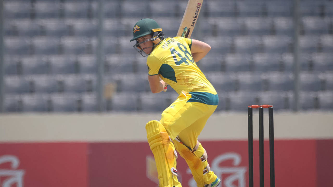 Grace Harris was given an opportunity at the top of the order, Bangladesh vs Australia, 2nd T20I, Mirpur, April 2, 2024