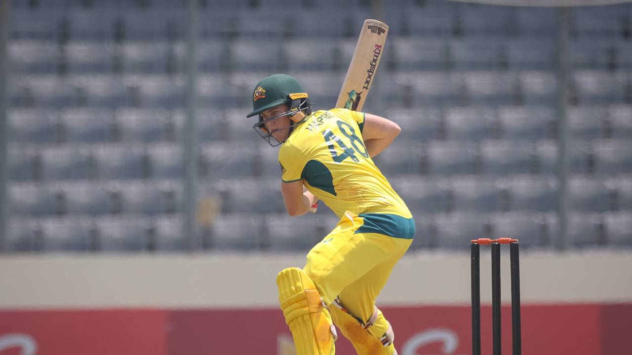 Grace Harris was given an opportunity at the top of the order, Bangladesh vs Australia, 2nd T20I, Mirpur, April 2, 2024