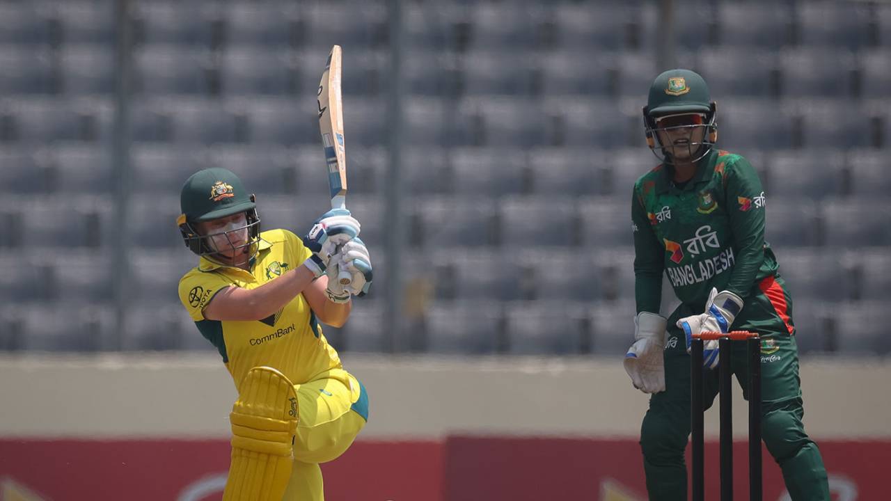 Alyssa Healy top-scored with 45 off 29 balls, Bangladesh vs Australia, 3rd T20I, Mirpur, April 4, 2024