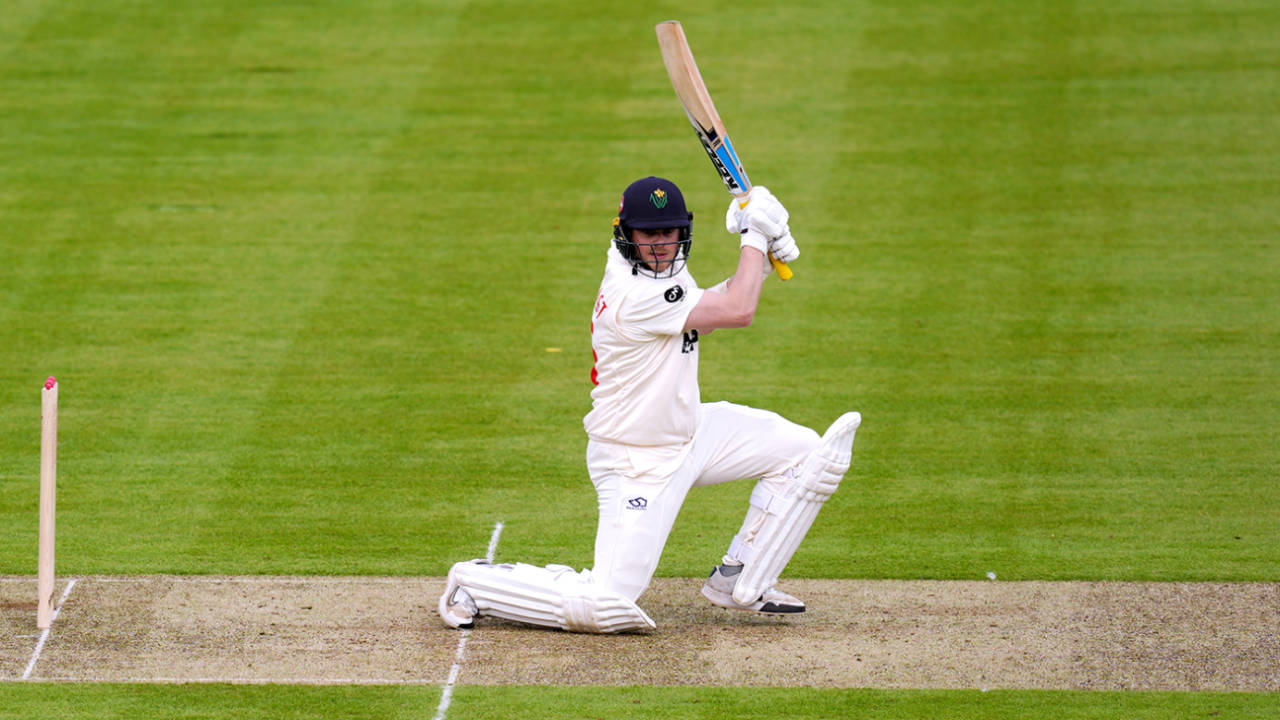 Sam Northeast drives in front of point, Middlesex vs Glamorgan, County Championship, Division Two, Lord's, April 5, 2024