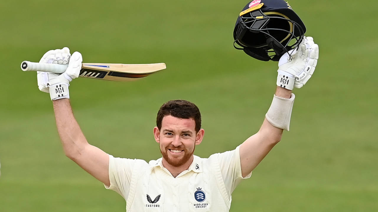 Ryan Higgins notched a maiden double-hundred, Middlesex vs Glamorgan, County Championship, Division Two, Lord's, April 8, 2024