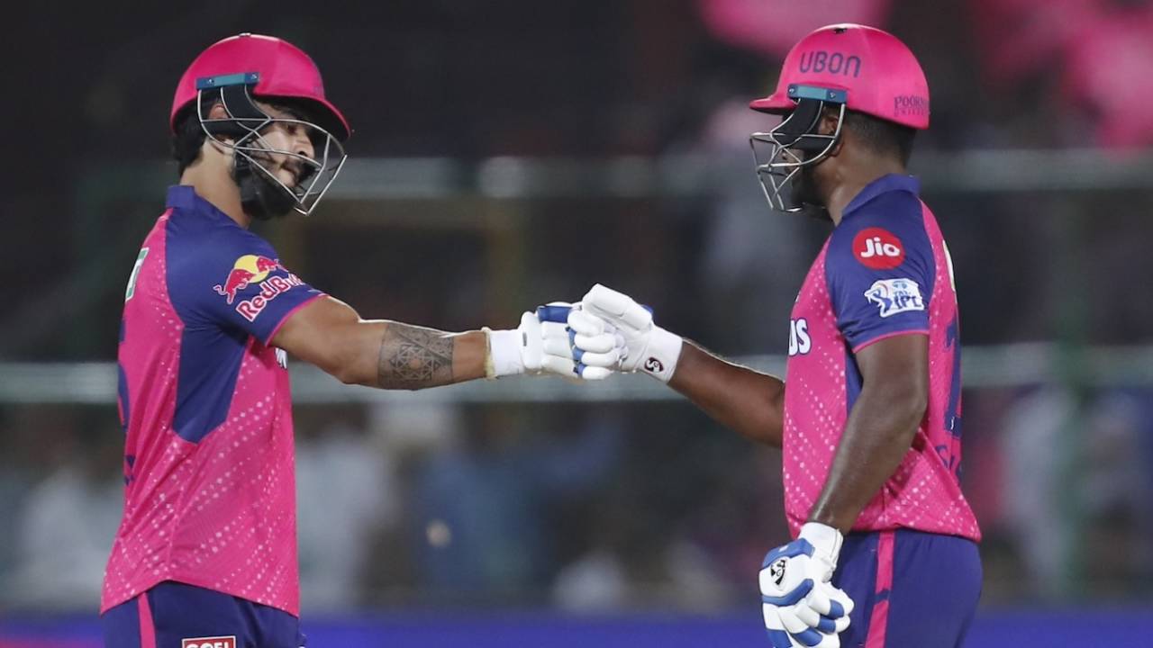 Riyan Parag and Sanju Samson revived the Royals' innings, Rajasthan Royals vs Gujarat Titans, IPL 2024, Jaipur, April 10, 2024