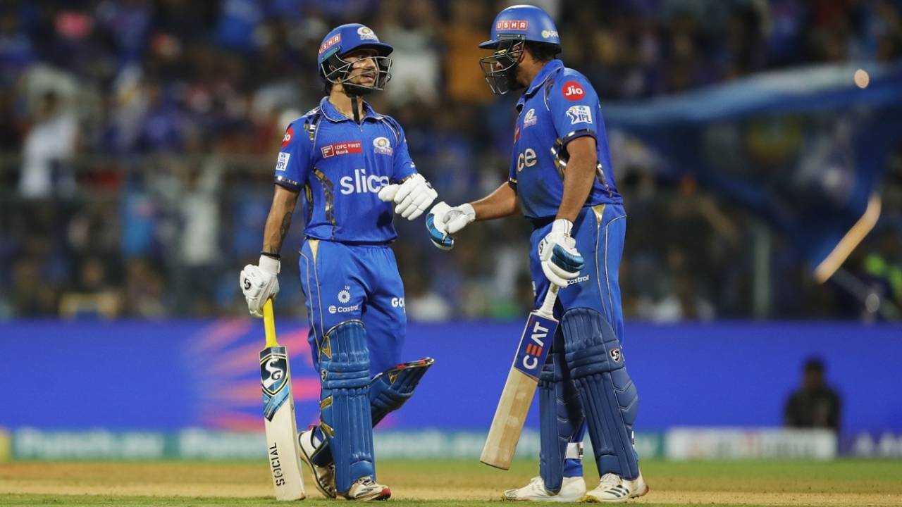 Ishan Kishan and Rohit Sharma put up a century stand, Mumbai Indians vs Royal Challengers Bangalore, IPL 2024, Mumbai, April 11, 2024