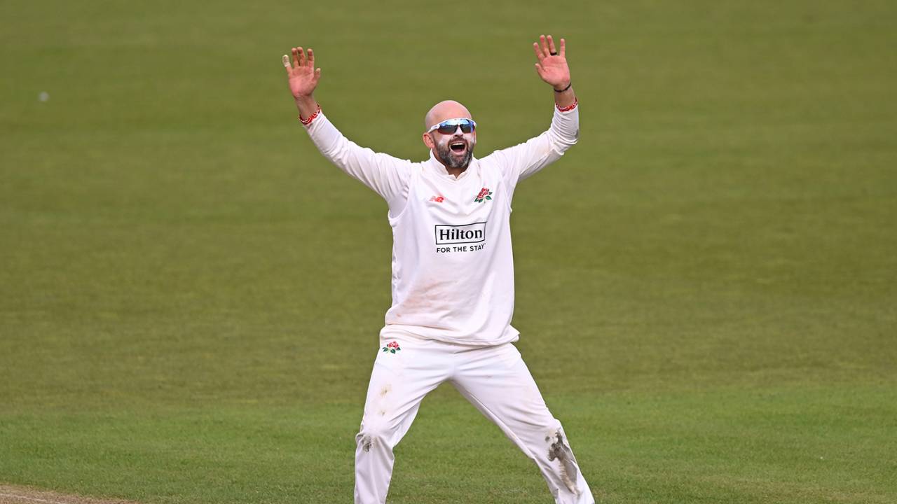 Nathan Lyon claimed 2 for 97 on the opening day