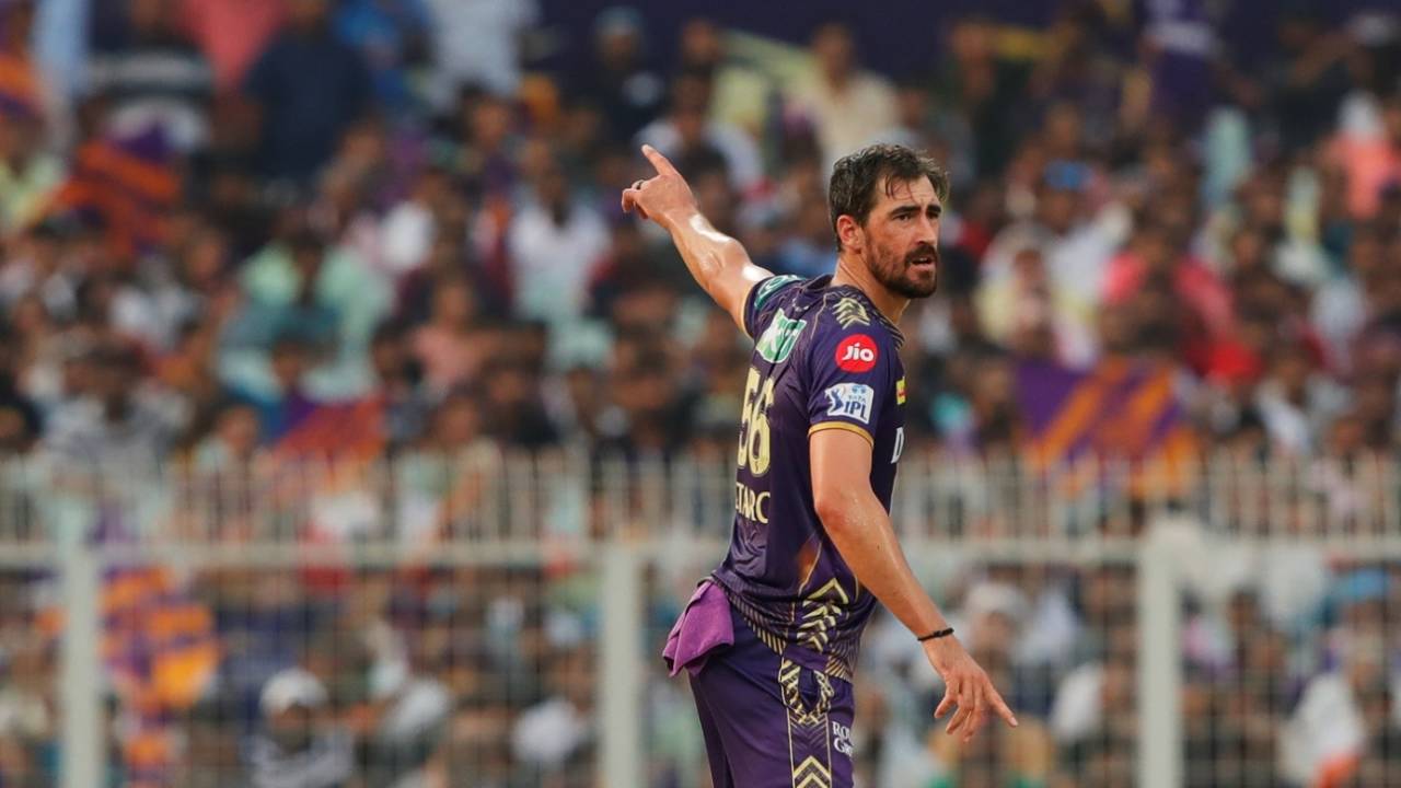 Mitchell Starc picked up two wickets and conceded just six runs in LSG's 20th over, Kolkata Knight Riders vs Lucknow Super Giants, IPL 2024, Kolkata, April 14, 2024