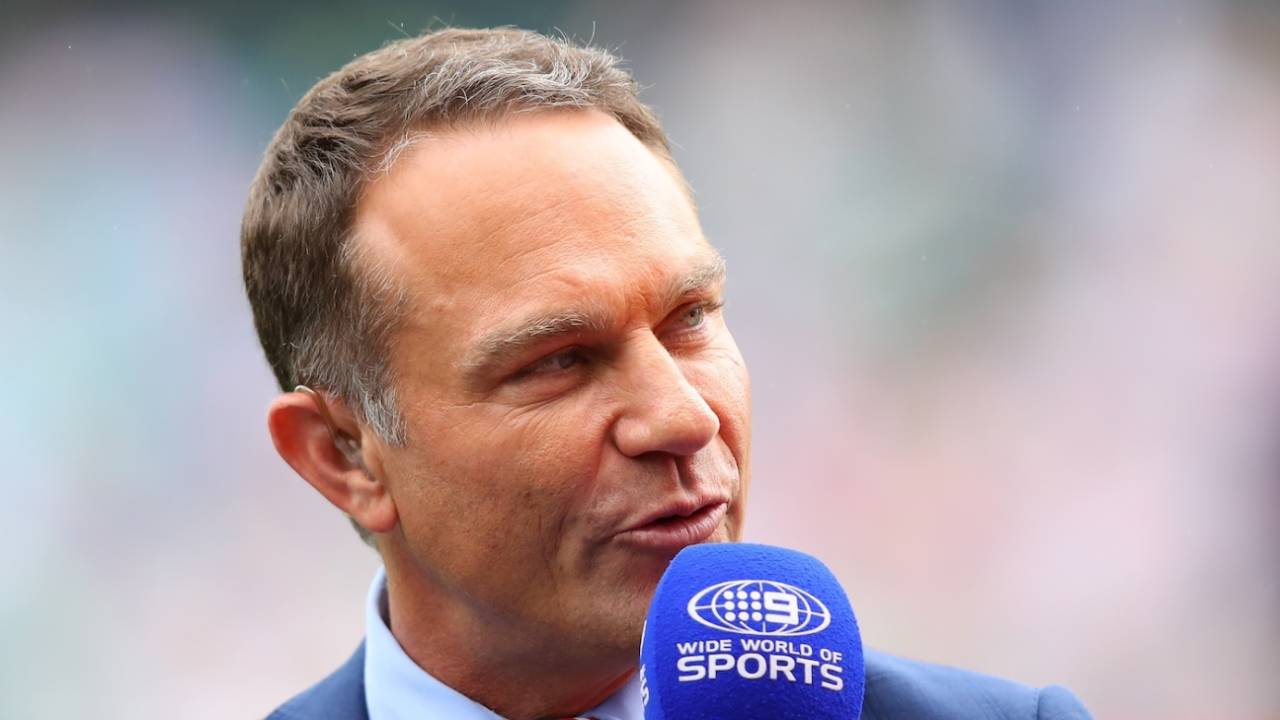 Michael Slater has had a successful career as a broadcaster after his retirement as a player, Sydney, January 4, 2018