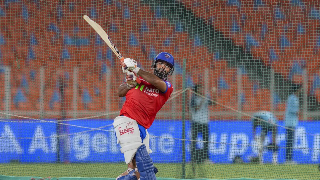 Rishabh Pant hits out at the nets